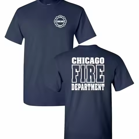 Chicago Fire Department 2 Sided T shirt