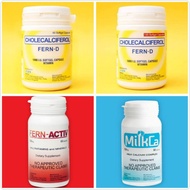 FERN D ACTIV MILKCA in 60s and 120s bottle (Vitamin C B Calcium Zinc) Psorolin Ointment