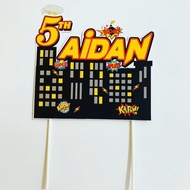 Ready Custom Building Hero / Avengers / Bangunan Topper Cake / Hiasan