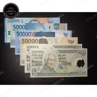 Uang Kuno 50000 Rupiah 6  Generasi aUNC/UNC GRESS 