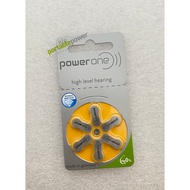 P10 Hearing Aid Battery PowerOne Zinc Air 1.45V PowerOne P10 Battery - Bateri Alat Pendengaran (Orig