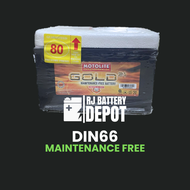DIN66 MOTOLITE GOLD BATTERY