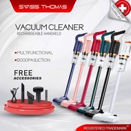 Swiss Thomas Cordless Handheld Vacuum Cleaner with Mop Pad – Rechargeable for Car & Home Use