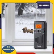 [Colorfull.sg] AM FM Stereo LCD Display Portable Radio Receiver AM FM Radio Small Digital Radio