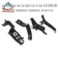 4Pc Car Door Switch Panel Inner Door Handle Cover for  A4 B6 B72002-2008 8E1867162B 8E0868393A 8E086