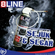 (Free gift & Original Hq) 8Line Pencuci Aircond kereta - Car Aircond cleaner - Treatment 8 Line Coil