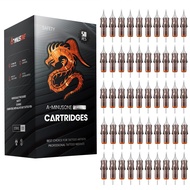 50 Assorted Tattoo Cartridge Needles Mixed Size #12RL Standard Round Liner - 10Pcs each of 3RL, 5RL,