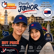 [ CAP ] MAJU JOHOR FLAG EMBROIDERY/ SULAM DESIGN ON BASEBALL CAP