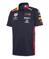 [Lanbo clothing] 2020เสื้อผู้ชาย,เสื้อโปโลแขนสั้นแห้งเร็วเสื้อยืดรถแข่ง F1กระทิงแดง Verstappen Max Racing