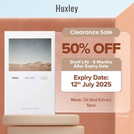 [Clearance Sale] Huxley Instant Hydration Oil And Extract Face Mask (5 Pcs) - EXPIRY DATE : 12 JULY 