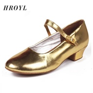 【Exclusive Limited Edition】 New Modern Women Latin Dance Shoes Ballroom Children Women Dance Shoes Gold Color Moden Dance Shoes