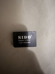 SIDO LP-E12 7.4V 700mAh 相機電池 Canon副廠電