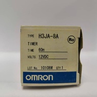 OMRON H3JA-8A DC12 60M BY OKX Timer, SPDT
