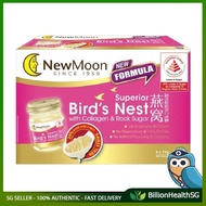 [sgseller] New Moon Superior Bird's Nest with Collagen and Rock Sugar [Less Sugar] 75g (Pack of 6) - [] []