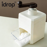 idrop - 1 PCS - 家用手搖刨冰機、手動碎冰機、雪泥機、便攜式刨冰機、小型刨冰機