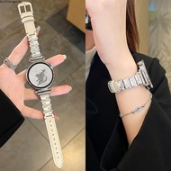 Suitable for Huawei gt6/gt5 Diamond Irregular Leather Strap watc h6 High-End Girl Wristband Watch St