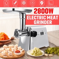 2800W Powerful Stainless Steel Electric Meat Grinders Home Sausage Stuffer Meat Mincer Heavy Duty Ho