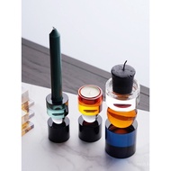Aromatherapy Decorative Candle Holder Arrangement Internet Celebrity Dinner Decoration Glass Candle 
