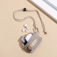 Suitable for B & O Beoplay Eleven Bluetooth Headset Protective Case Woven Zipper Canvas Storage Bag 