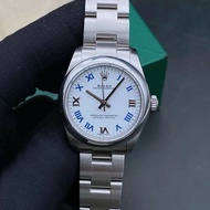 👑[現貨]🔥🔥Rolex Oyster Perpetual 勞力士蠔式恆動 177200 銀面藍羅馬標 31mm 蠔式鋼 自動機械 2018年