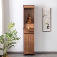 HY-$ Buddha Shrine Altar Household Buddha Cabinet Clothes Closet Altar Buddha Shrine God of Wealth Statue Cabinet Shrine