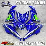 YAMAHA Y15ZR V1 V2 MOVISTAR BIRU M HIJAU/ Y15 Movistar Cover set Blue/ Y15 V1 MOVISTAR BLUE HIJAU GR