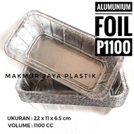 ALUMUNIUM FOIL CUP BOX P1100 ALUMINUM FOIL TRAY FOOD PACKAGING P 1100
