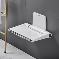 Wall-Mounted Folding Shower Bench Simple and Beautiful Bathroom Corridor Entrance Hallway Not Suitab