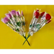 1 Bouquet Of Foam Roses (12 Flowers)