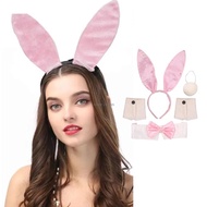 CH* Halloween Rabbit Costume Halloween Rabbit Suit Accessories Rabbit Ears Headband