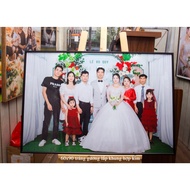 Mirror Photo Frame (TiTan) Alloy 50x75cm - 60x90cm - 70x105cm - 80x120cm LUXURY - POLITICAL