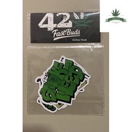 [สินค้าพร้อมจัดส่ง]⭐⭐Poster โปสเตอร์FastBuds420 แปะผนังหรือเต๊นปลูก&สติ้กเกอร์420แพ็คเกจ&420sticker 