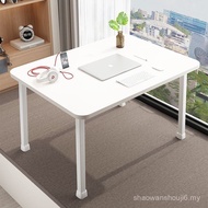 Heightened Bed Foldable Small Table Student Dormitory Study Table Computer Table Simple Shelf Househ