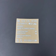 【Factory-direct】 M320/AG36 Metal Sticker White Black DIY Decoration MK18 New Weill G36 Jinming M4 Ge