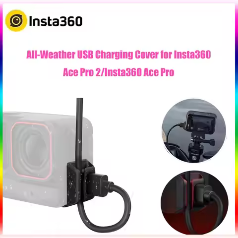 Insta360 Ace Pro 2 All-Weather USB Charging Cover Prevent Water Buildup For Insta 360 Ace Pro 2 / Ac