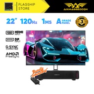 Armaggeddon 22" 120Hz 1Ms FHD Monitor 1920 x 1080 Frameless Monitor Nvidia Gsync PXP 22G