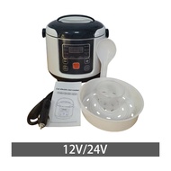 [mojotorw7] Rice Cooker for Car Cooker with Electric Rice 2L Multi-use Food Container with Small Jou