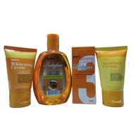 Complete Combo 2- RDL PAPAYA EXTRACT + RDL BABYFACE + RDL SUNBLOCK CREAM + RDL WHITENING CREAM.