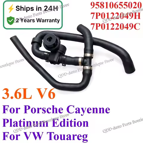 95810655020 7P0122049H 7P0122049C For Porsche Cayenne Platinum Edition VW Touareg 3.6L V6 Engine Coo