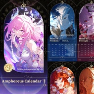 [HSR] Honkai Star Rail Amphoreus All Chrysos Heirs Calendar 2026 Size A6 Portrait Cyrene Phainon Ana