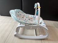 Fisher price 費雪 可折疊兩用震動安撫躺椅-海底世界