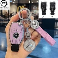 CC suitable for Mercedes-Benz A E C GLS350 S450 GLA200 key case logo lanyard GLA key cover