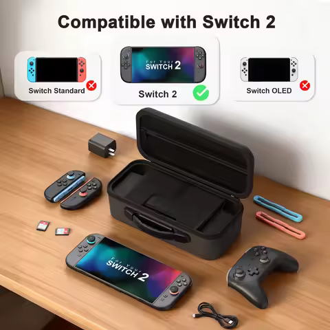 Protection Box Suitable for Switch 2 Gaming Console Storage Box, Can Store Pro Controller Handbag NS