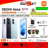 Xiaomi Redmi Note 17 5G Smartphone | 7700mAh Battery | Support NFC | Original MY Set