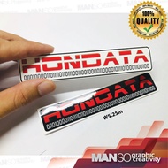 [x2pc] HONDATA Sticker decal kereta J046