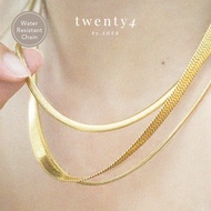 18K Herringbone Necklace