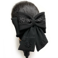 bow เน็ตติดผม โบว์ติดผม เครื่องประดับผม แฟชั่น กิ๊บติดผม อุปกรณ์ตกแต่งผม โบว์พยาบาล โบว์ใหญ่