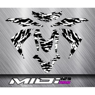 MIO I 125 DECALS M3 CAMO BLACK-WHITE