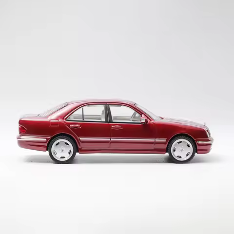 SHADOW Alloy 1:64 Scale E55 AMG W210 Simulation Car Model Ornament Souvenir Display Collection Hobby