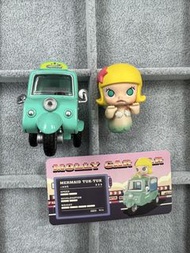💢⭐️絕版 ⭐️💢實物如圖 - 超級古早 POPMART POP MART 泡泡瑪特 Molly 魔力卡卡 MOLLY CAR CAR Molly - 人魚篤篤 mermaid tuk tuk
